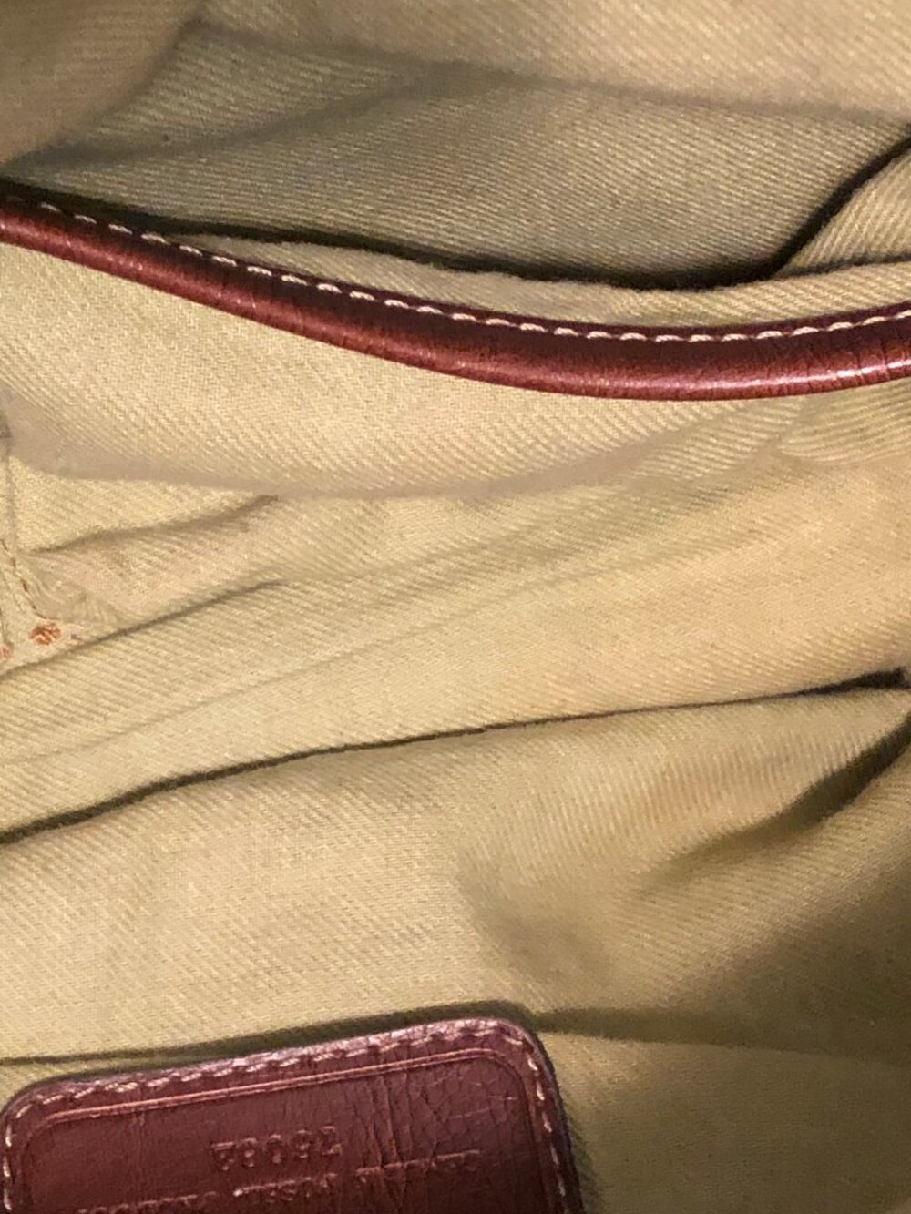 Vintage Fossil Woven Straw and Leather Handbag - Picture 6 of 11